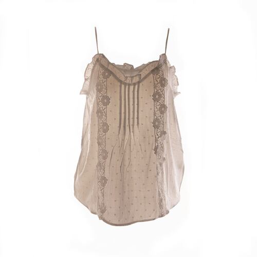 Blusa Con Tirantes Philosophy Jr. Ch Blanco