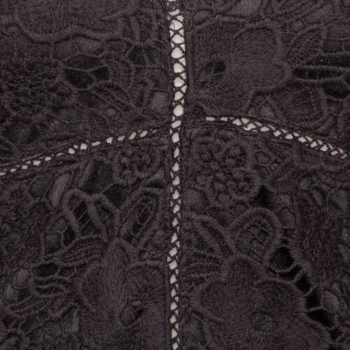 Blusa Con Encaje Philosophy Jr. Ch Negro