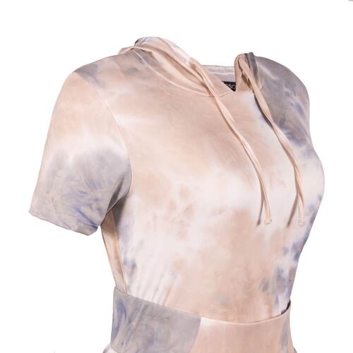 Conjunto Tie Dye Philosophy Jr. G beige combinado