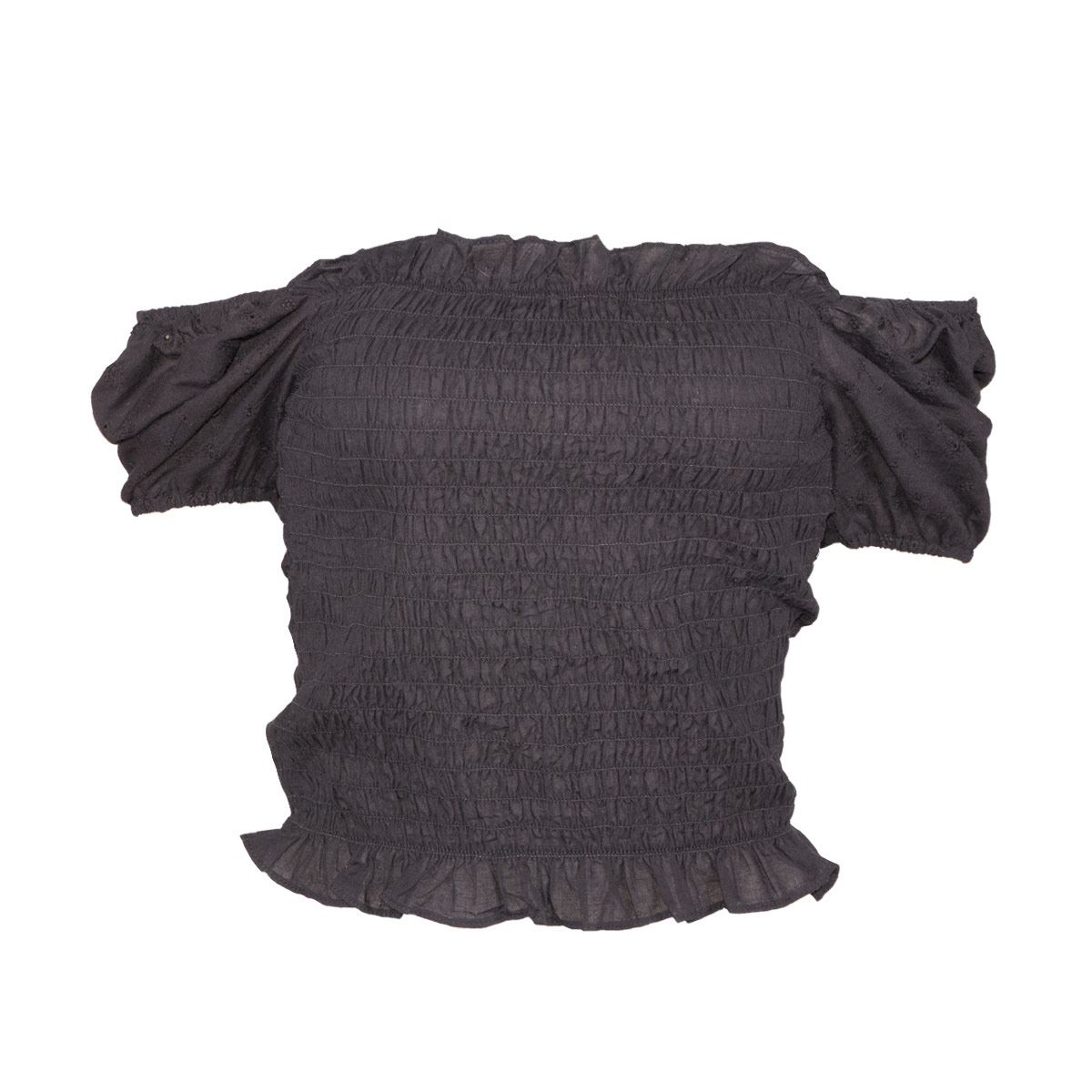 Blusa discount strapless negra