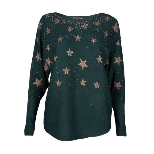 Suéter Estrellas Philosophy Jr Unitalla Verde
