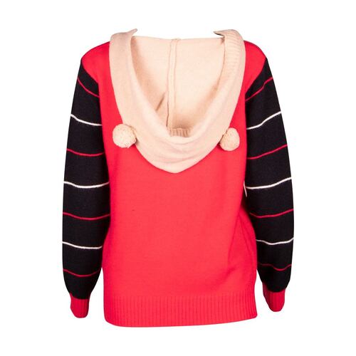 Suéter navideño Philosophy Jr Ch rojo combinado