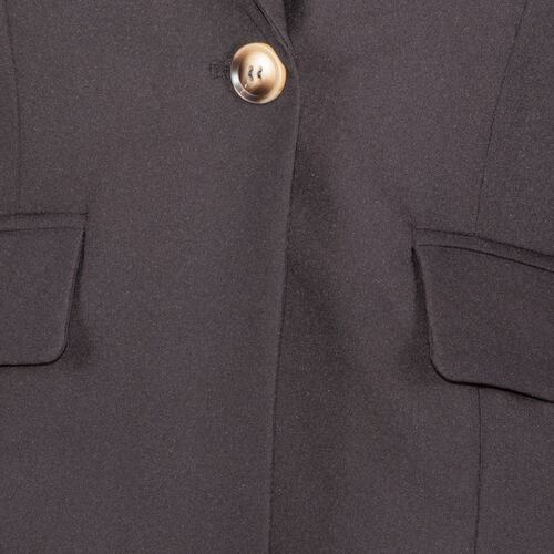 Saco Con Solapa Philosophy Jr M Negro