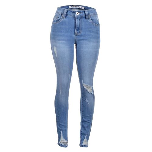 Jeans con desgarres Philosophy Jr 7 Azul Claro