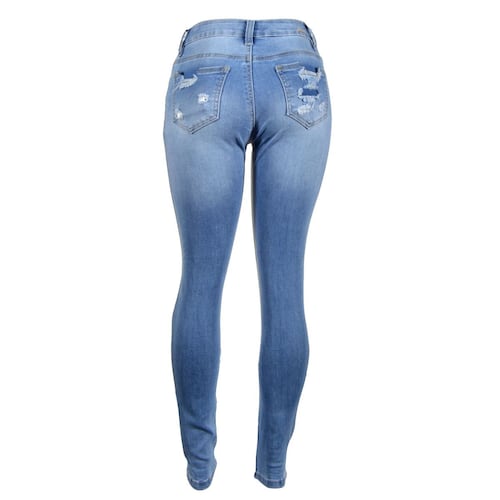 Jeans con desgarres Philosophy Jr 7 Azul Claro