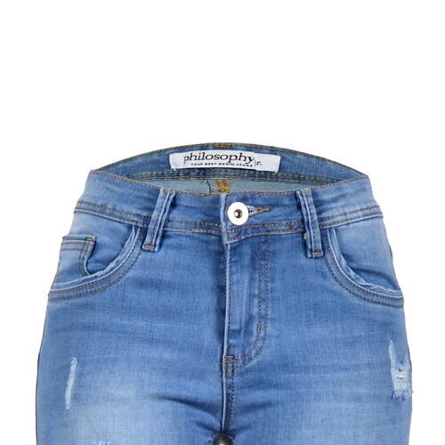 Jeans skinny Philosophy Jr 9 Azul Claro