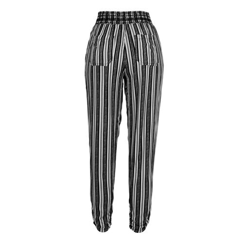 Pantalón rayas Philosophy Jr talla mediana color negro combinado modelo jp49n