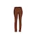 Pantalón recto liso con cinturón a tono Philosophy talla chico color cafe modelo P2287N..
