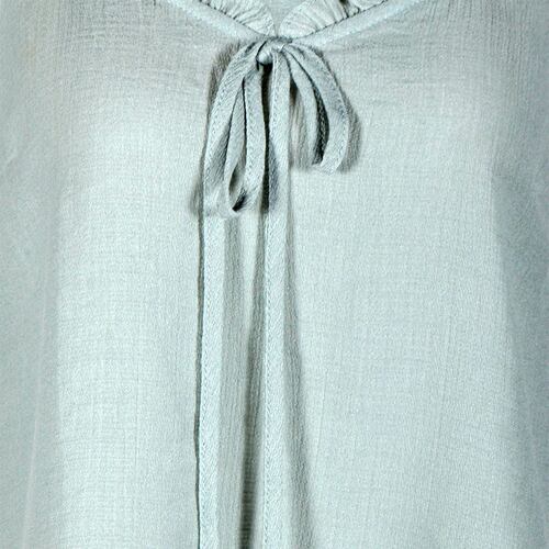 Blusa con jareta Philosophy Jr talla chica color azul modelo cr1643