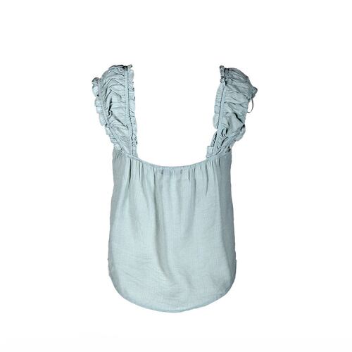 Blusa con jareta Philosophy Jr talla chica color azul modelo cr1643