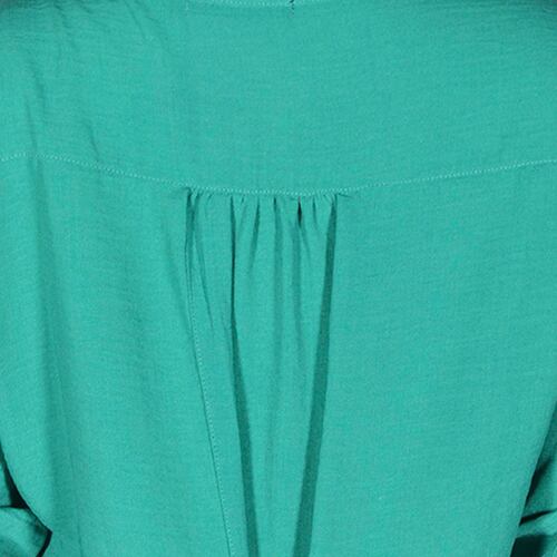 Blusa lisa Philosophy Jr talla mediana color verde brillante modelo 11355