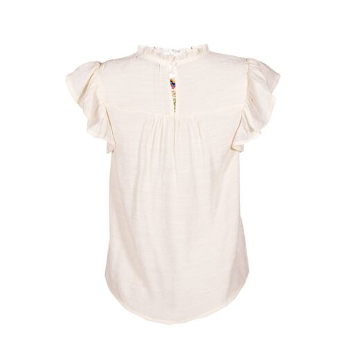 Blusa con aplicaciones Philosophy Jr M crema
