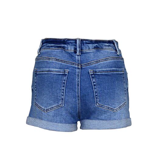 Short con destrucción Philosophy jr talla mediana color azul medio modelo 90232