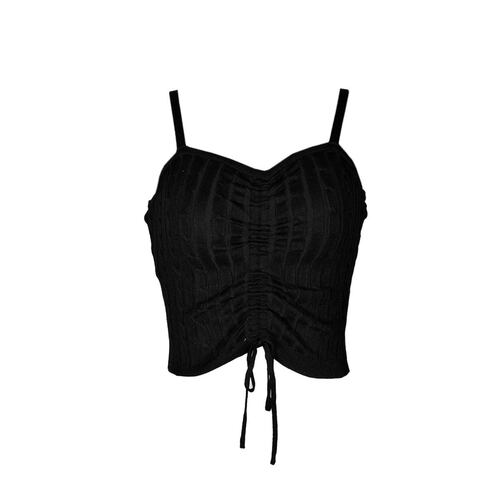 Blusa con jareta Philosophy Jr G negro