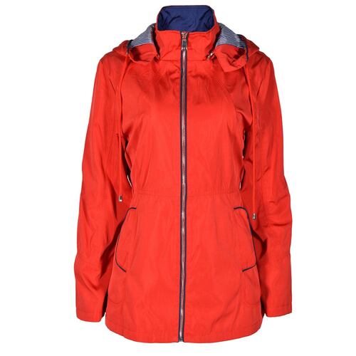 Gabardina cuello alto Philosophy Jr Ch rojo