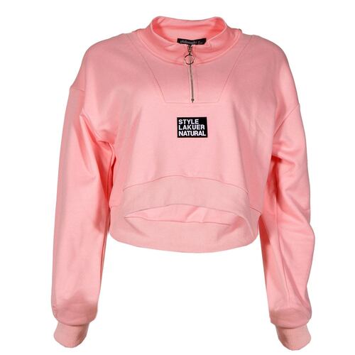 Sudadera cuello alto Philosophy Jr Ch rosa