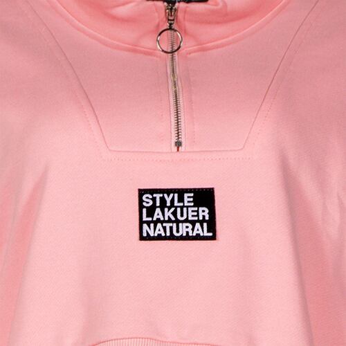 Sudadera cuello alto Philosophy Jr Ch rosa