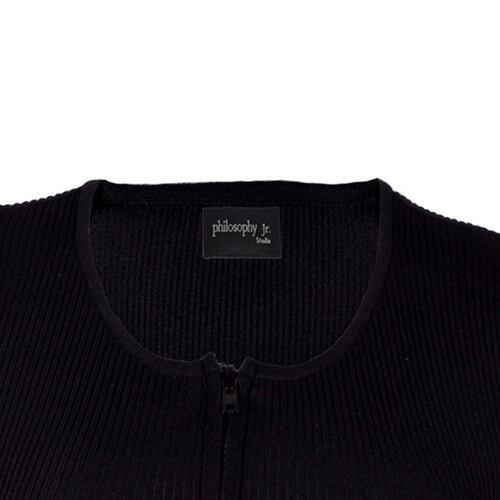 Blusa con cierre Philosophy Jr Ch negro