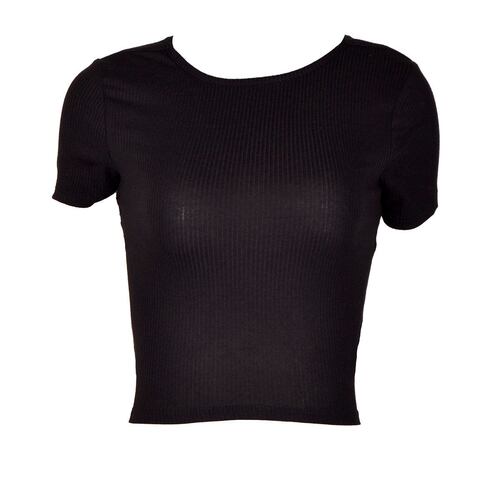 Blusa con amarre Philosophy Jr Ch negro