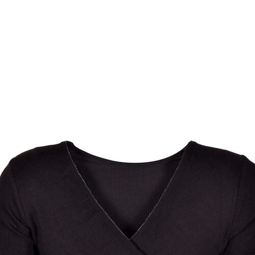 Blusa con amarre Philosophy Jr Ch negro