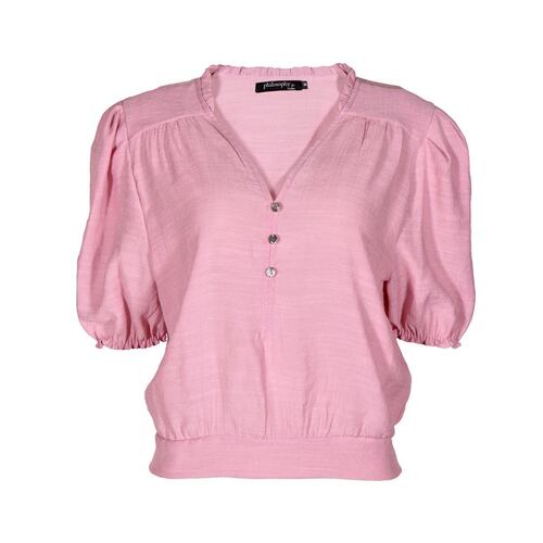 Blusa lisa Philosophy Jr G rojo