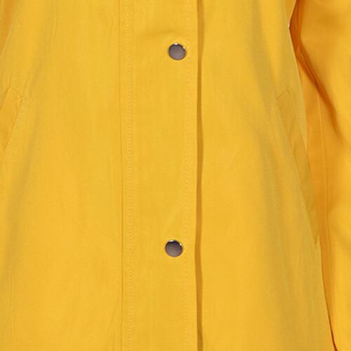 Gabardina con capucha Philosophy Jr talla grande color amarillo modelo gch2210