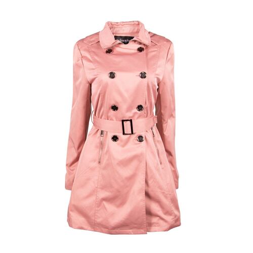 Gabardina con cinturón Philosophy Jr talla extra grande color rosa modelo GPL1137..