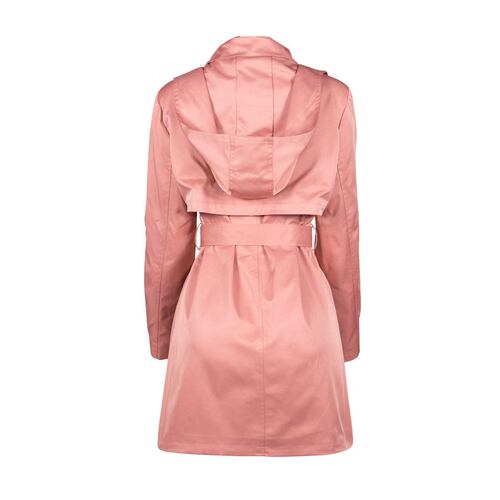 Gabardina con cinturón Philosophy Jr talla extra grande color rosa modelo GPL1137..