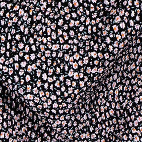 Vestido flores Philosophy Jr talla chica color negro combinado modelo md1741