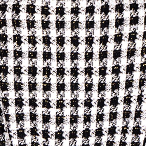 Abrigo cuadros Philosophy talla extra grande color negro combinado modelo lc4516