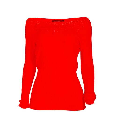 Suéter tejido Philosophy Jr talla chica color rojo modelo XN5035