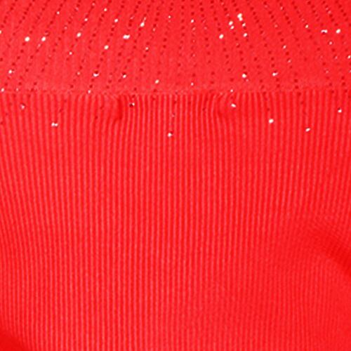 Suéter tejido Philosophy Jr talla mediana color rojo modelo XN5035