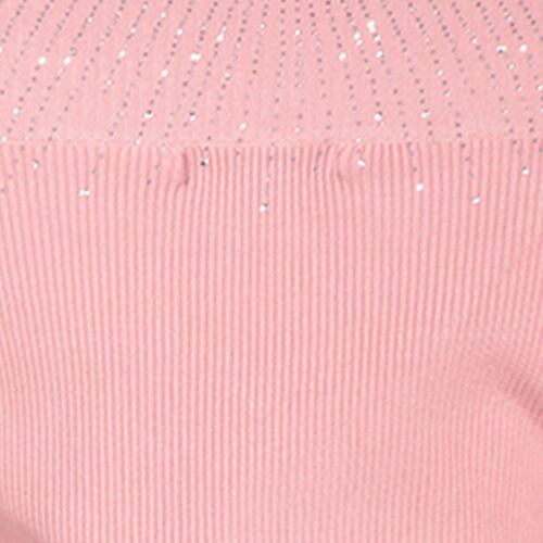 Sweater hombro descubierto Philosophy jr talla grande color rosa modelo XN5035