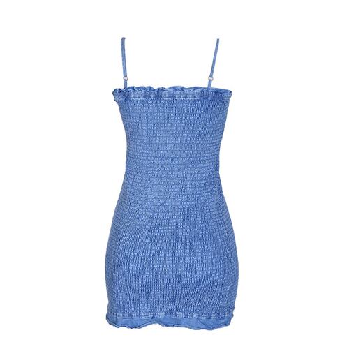 Vestido smoc Philosophy jr talla grande color azul modelo DD1356