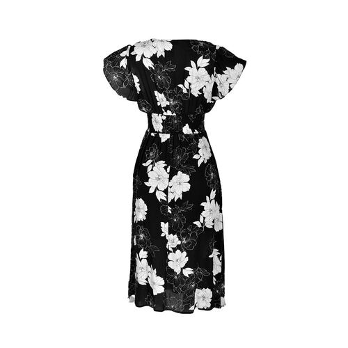 Vestido estampado Philosophy Jr talla chica color negro modelo 70428V