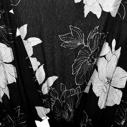 Vestido estampado Philosophy Jr talla chica color negro modelo 70428V