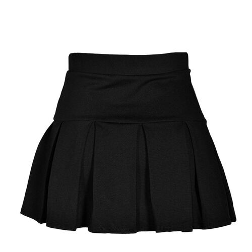 Falda tableada Philosophy talla grande color negro modelo ys2722