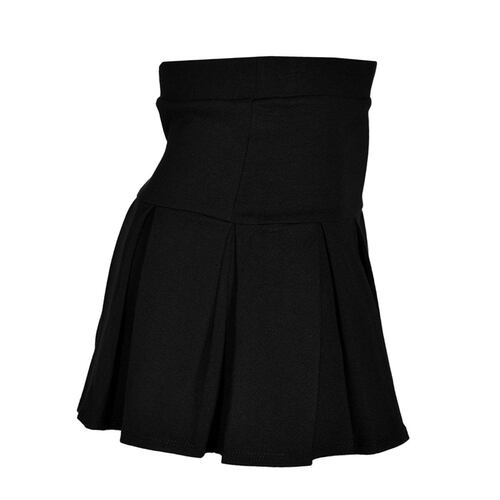 Falda tableada Philosophy talla grande color negro modelo ys2722