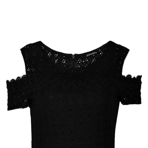 Vestido de encaje Philosophy talla chica color negro modelo 70418