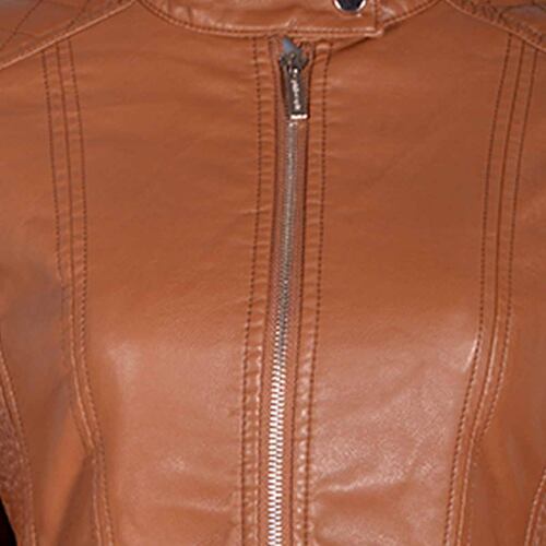 Chamarra corta Philosophy Jr talla extra grande color cafe medio modelo SJP4507