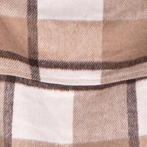 Saco camisero Philosophy talla mediana color cafe claro modelo 80014jy