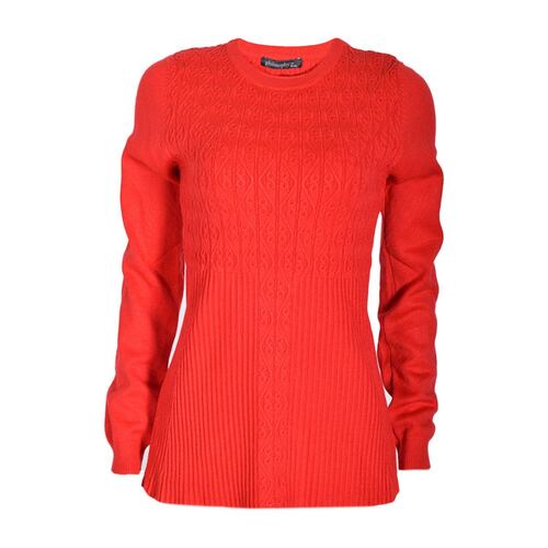Suéter manga globada Philosophy talla mediana color rojo modelo BG40580