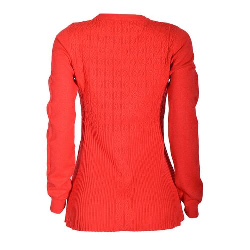 Suéter manga globada Philosophy talla mediana color rojo modelo BG40580