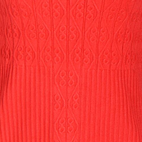 Suéter manga globada Philosophy talla mediana color rojo modelo BG40580