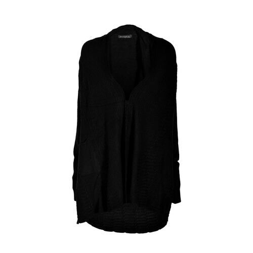 Ensamble corte recto con solapa Philosophy talla chico mediano color negro modelo HI161