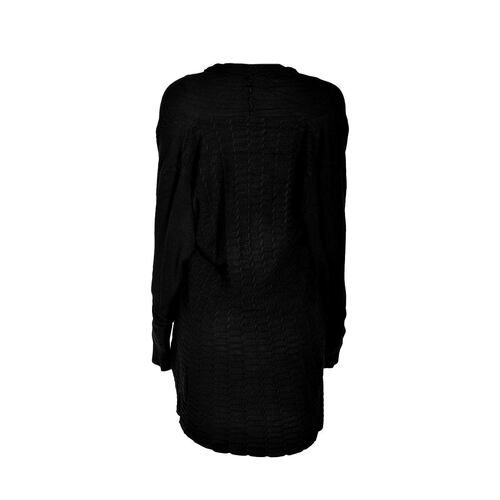 Ensamble corte recto con solapa Philosophy talla chico mediano color negro modelo HI161