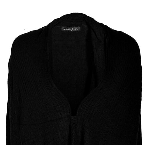 Ensamble corte recto con solapa Philosophy talla chico mediano color negro modelo HI161