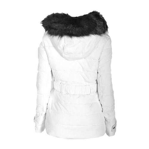 Chamarra con capucha Philosophy Jr talla mediana color blanco modelo SJN3516