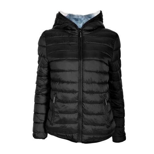 Chamarra con capucha reversible Philosophy Jr talla chico color negro modelo SFR3510