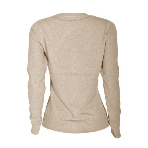 Suéter cárdigan liso con botones Philosophy talla mediano color beige modelo XN31033